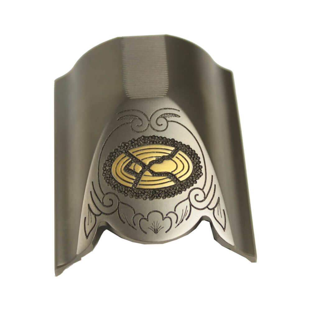 K-20 Top Latch, Nickel, Gold Broken Target