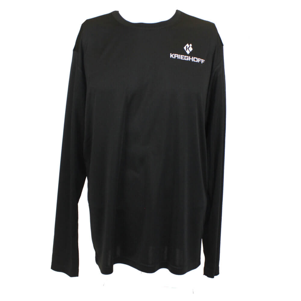 Krieghoff Long Sleeve Performance T-Shirt, Black